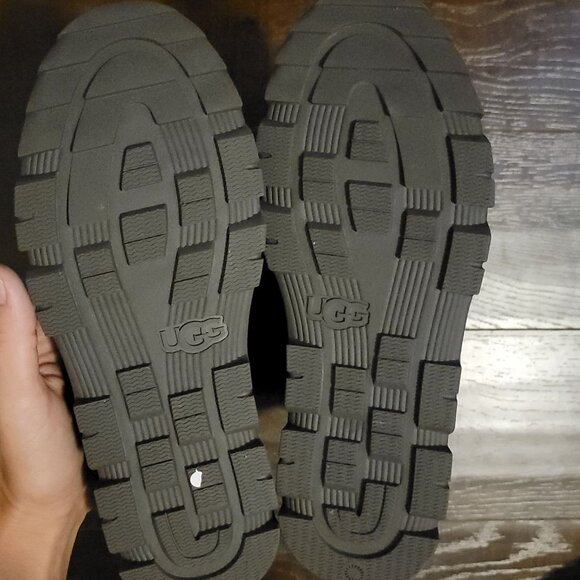 NEW UGG The UGG Lug Boots Womens 7.5 Moss Green Outdoors Rugged Chunky Grunge - Picture 7 of 9